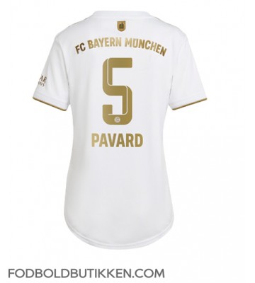 Bayern Munich Benjamin Pavard #5 Udebanetrøje Dame 2022-23 Kortærmet